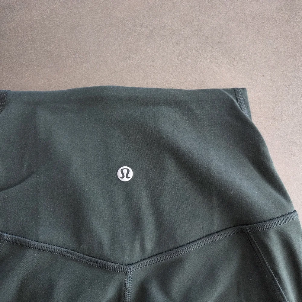 Lululemon Womens Green Align Pants Size 2 NWT $128 Pockets 28